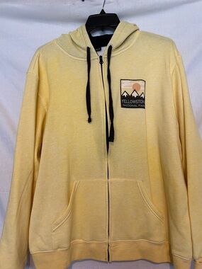 Yellow Zip Hoodie